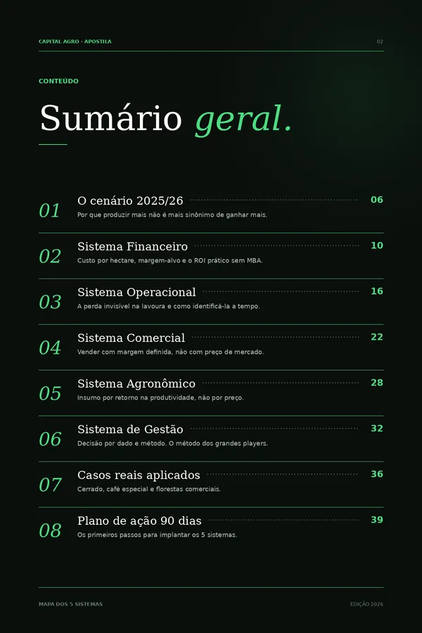 Apostila — sumário